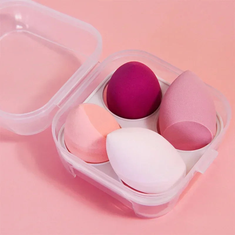 4Pcs Colorful Makeup Blender Sponge Set – Smooth & Flawless Application