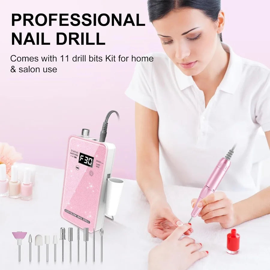 Professional Electric Nail Drill File – Salon-Quality at Home