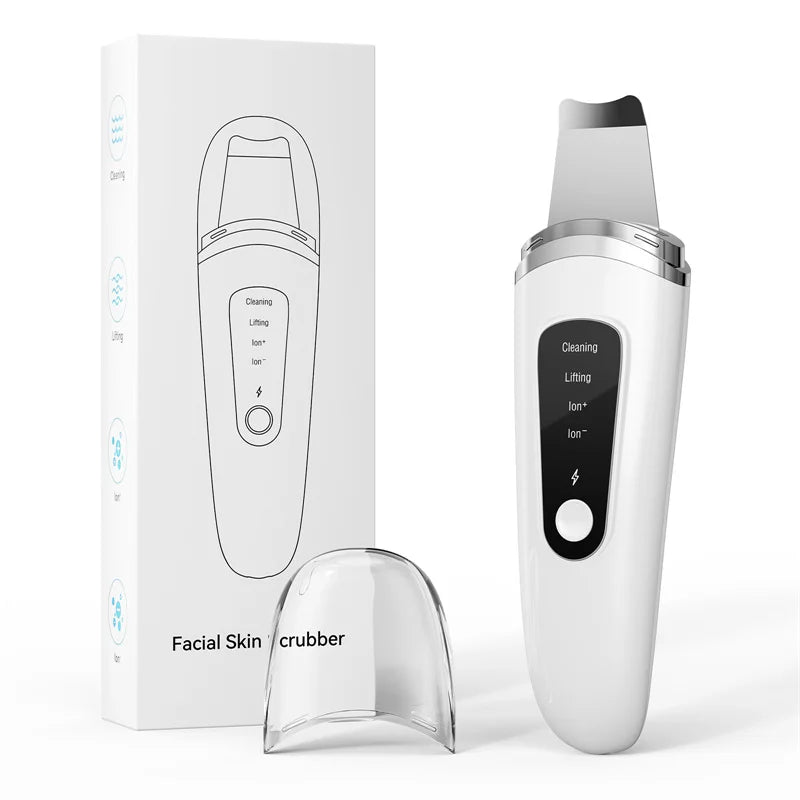 Ultrasonic Skin Scrubber – Facial Exfoliator & Blackhead Remover