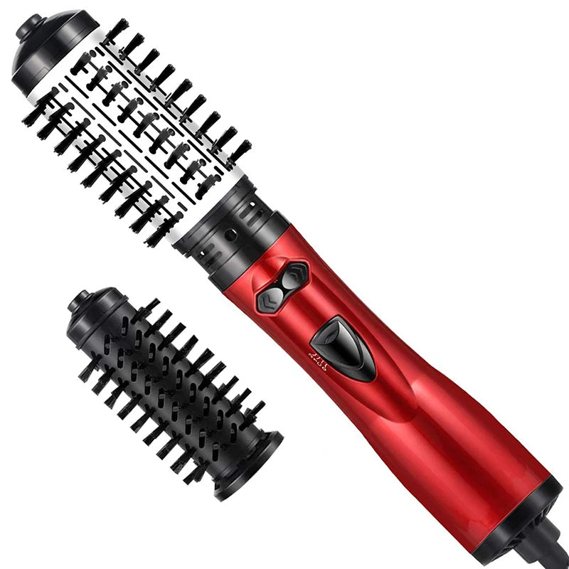 Professional 2-in-1 Hot Air Brush – Ceramic Rotating Hair Volumizer