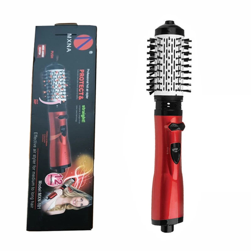 Professional 2-in-1 Hot Air Brush – Ceramic Rotating Hair Volumizer