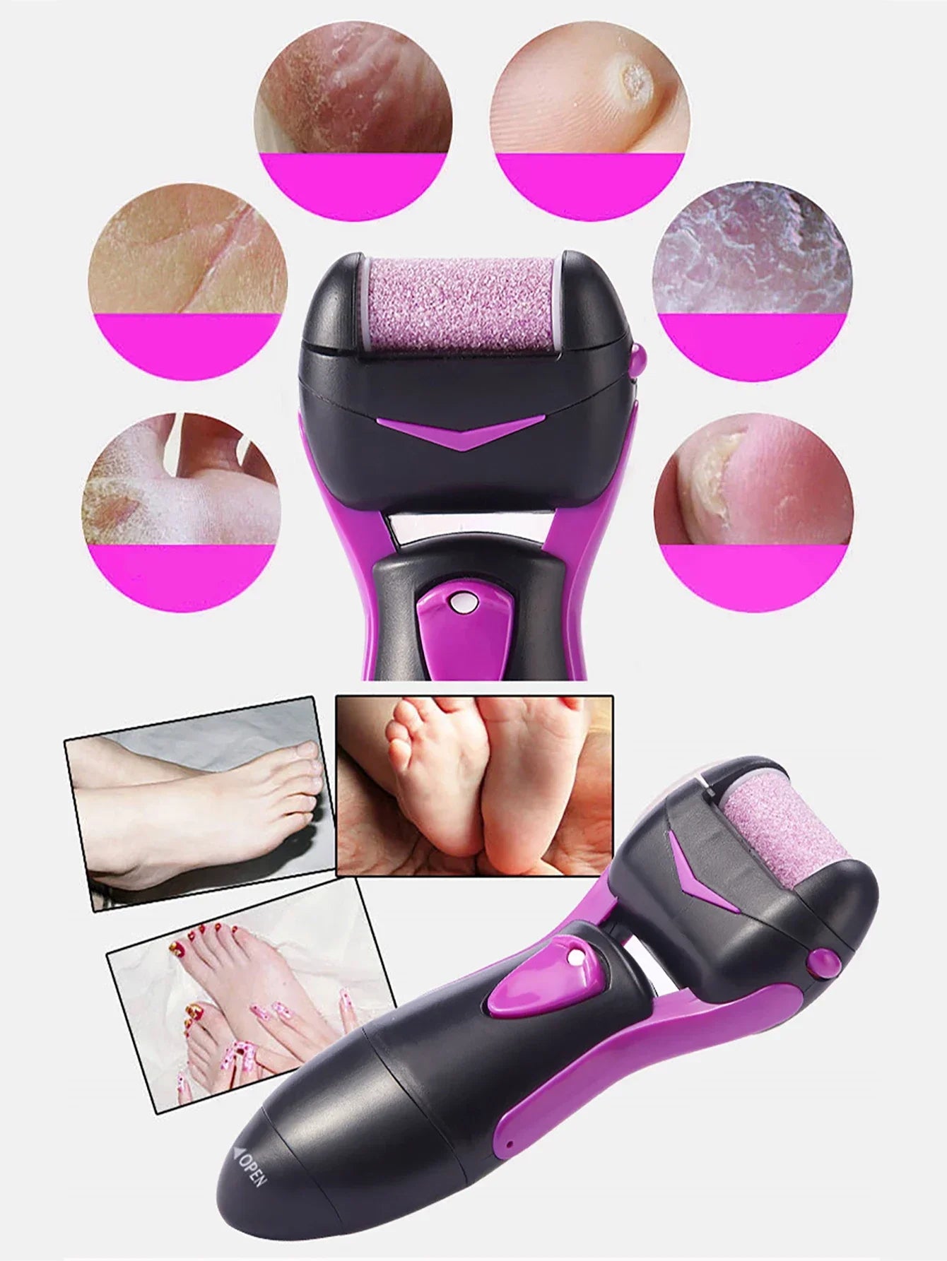 Electric Foot File – Smooth, Healthy Feet at Home