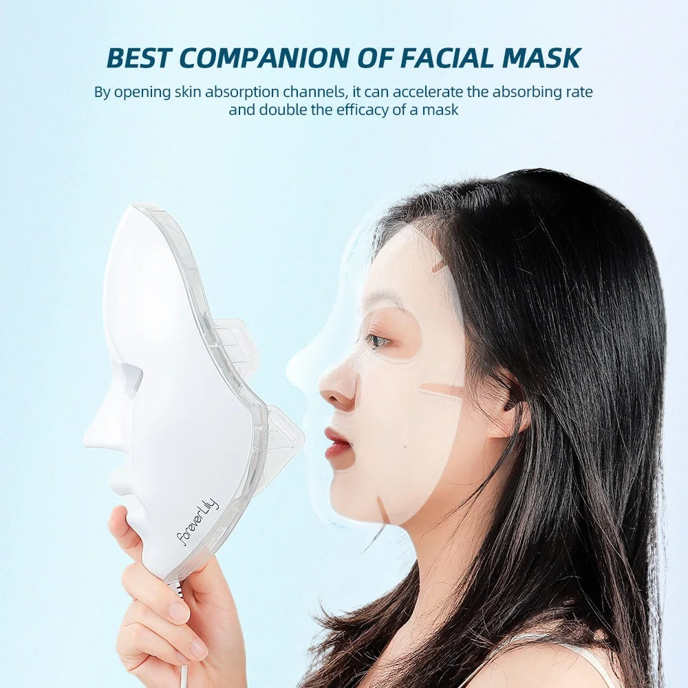 7-Color LED Photon Therapy Facial Mask – Red Light Therapy for Skin Rejuvenation