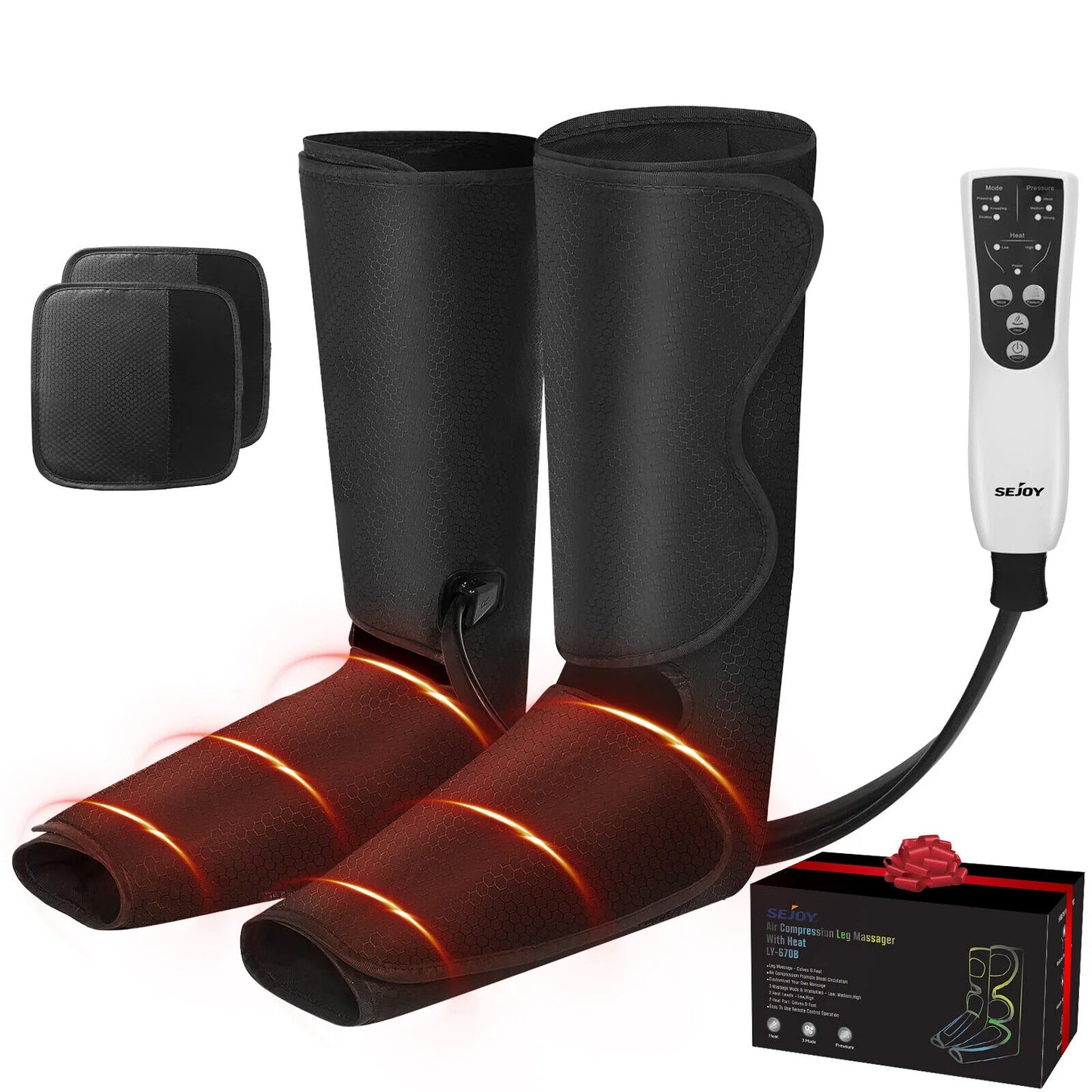 Sejoy Rechargeable Neck Massager with Heat & Air Compression