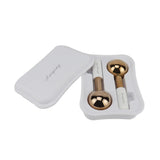 Rose Gold Facial Ice Globes – Cooling Beauty Roller for Skin Therapy