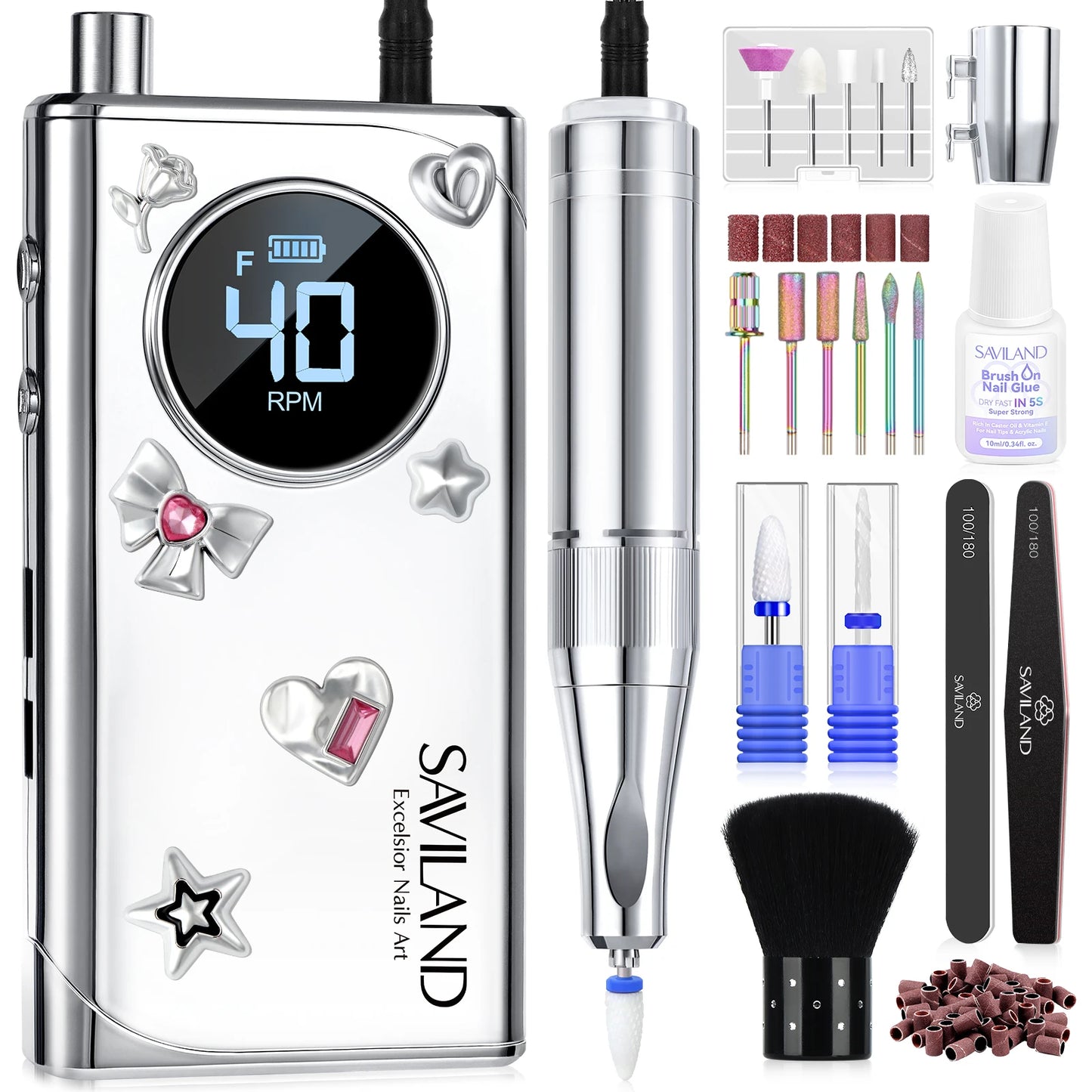 SAVILAND Professional Electric Nail Drill – Precision Nail Care