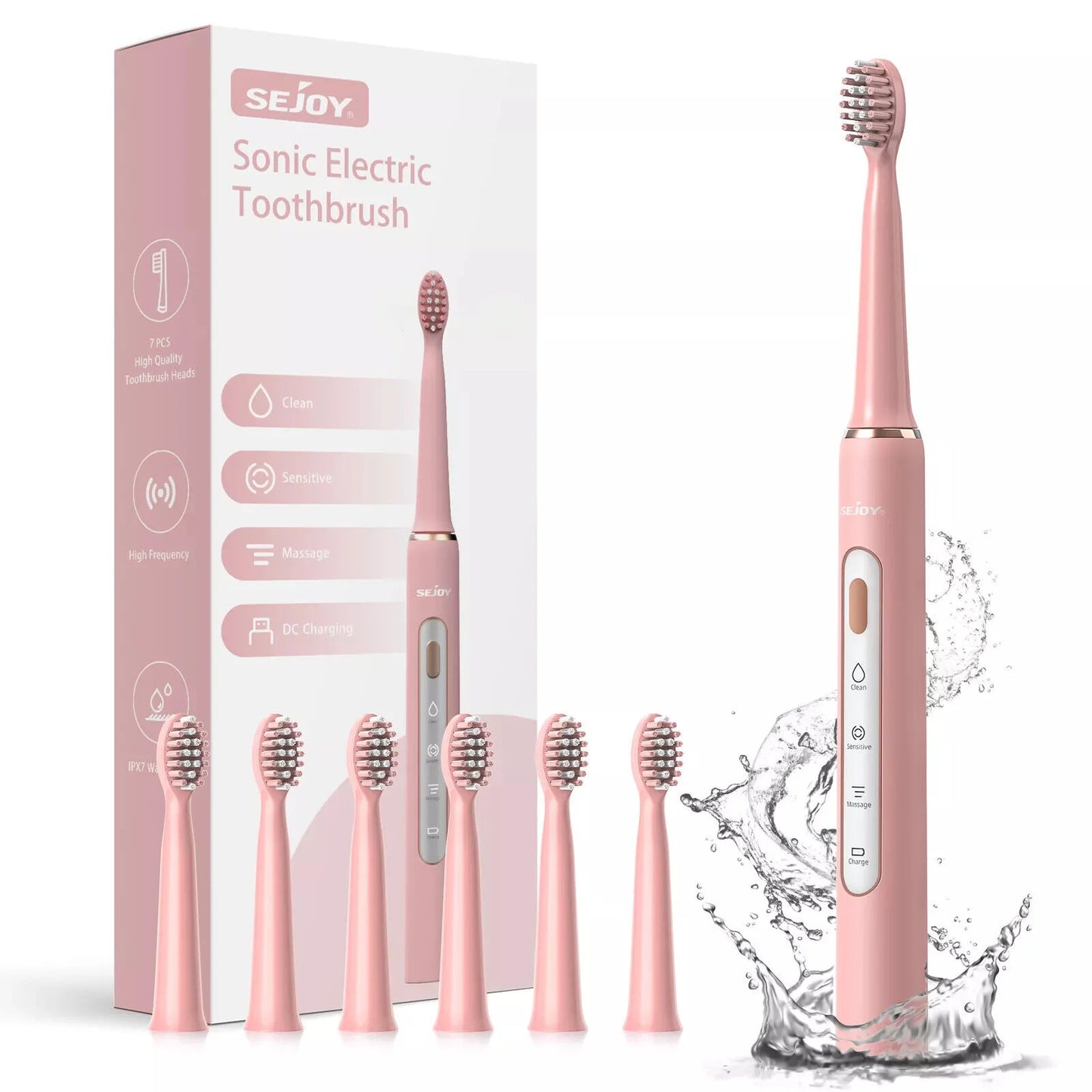 SEJOY Sonic Electric Toothbrush – Smart Rechargeable