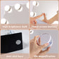 Hollywood Vanity Makeup Mirror – LED Lighted, 12 Dimmable Bulbs, 360° Rotation