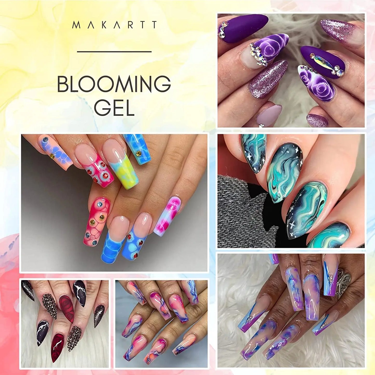 Nail Blooming Gel 15ml – Create Stunning Marble & Floral Nail Art