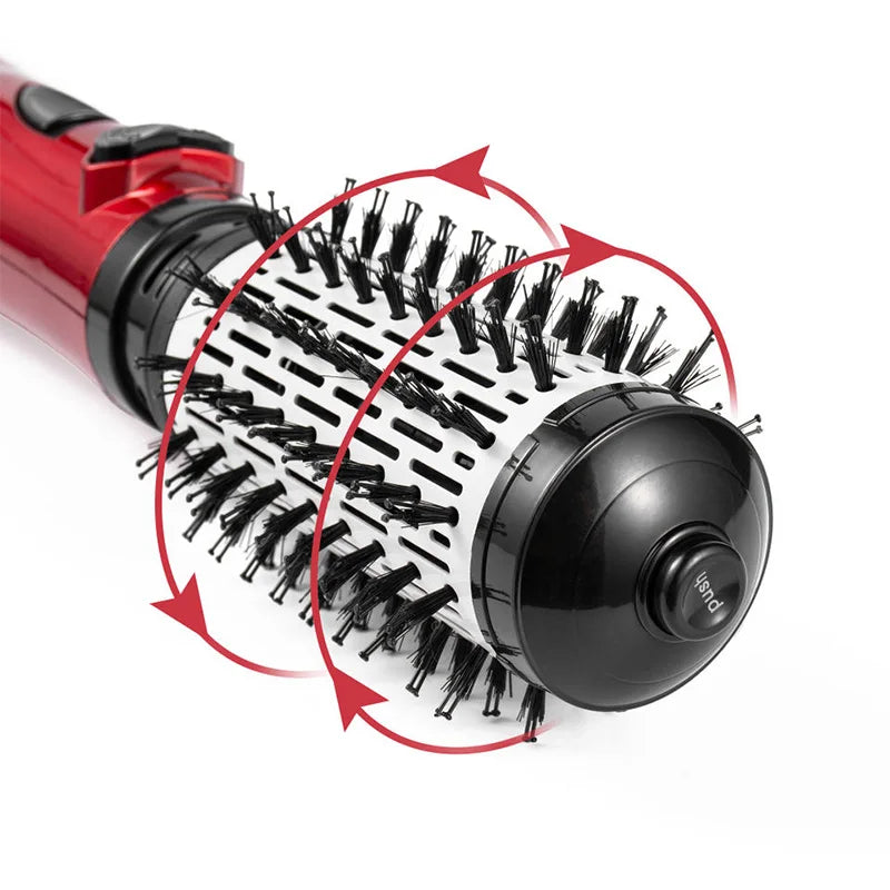 Professional 2-in-1 Hot Air Brush – Ceramic Rotating Hair Volumizer
