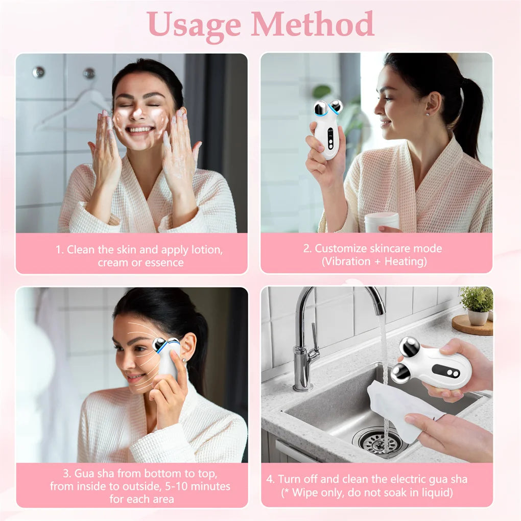 Anti-Aging Microcurrent Facial Device – Boost Skin Care Absorption & Reduce Wrinkles