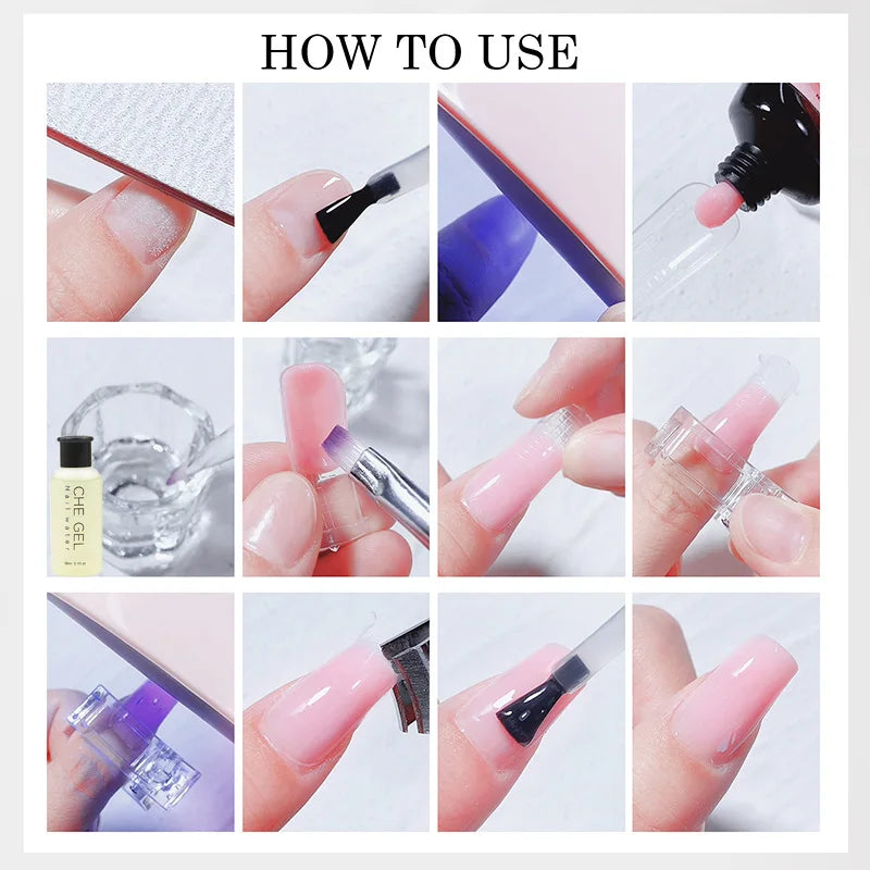 Poly Nail Extension Gel Kit Starter – All-in-One Nail Art Solution