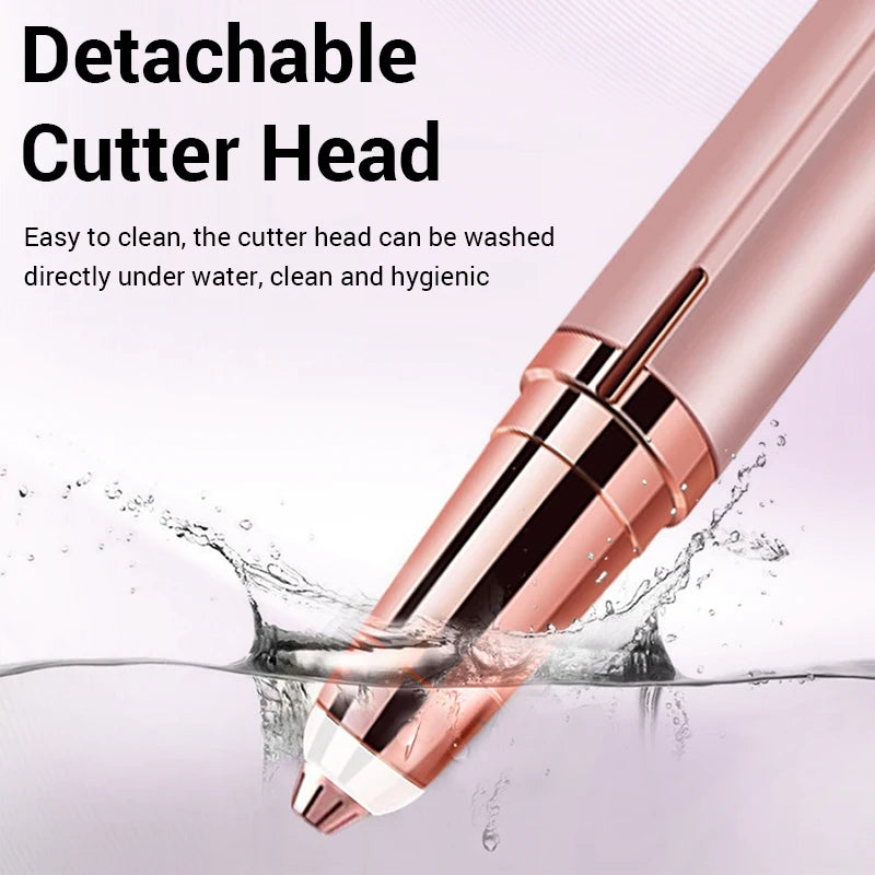 Electric Eyebrow Trimmer – USB Rechargeable Mini Shaper & Shaver