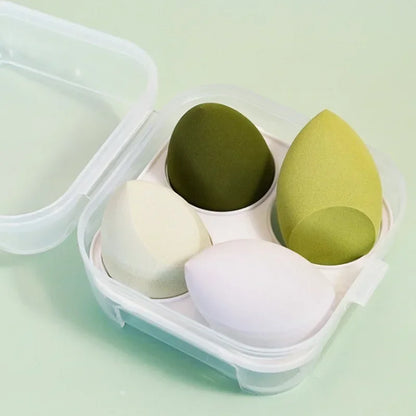 4Pcs Colorful Makeup Blender Sponge Set – Smooth & Flawless Application