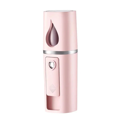 Mini Nano Mist Sprayer – USB Rechargeable Facial Steamer & Humidifier