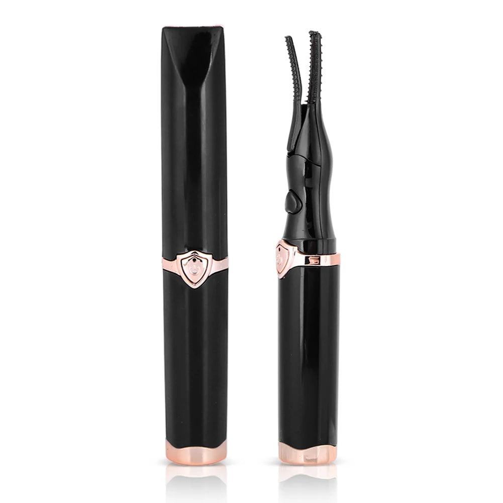 Heated Eyelash Curler USB Rechargeable Quick Heating Natural Curl Eyelash Curler Long Lasting for Quick Natural Curling