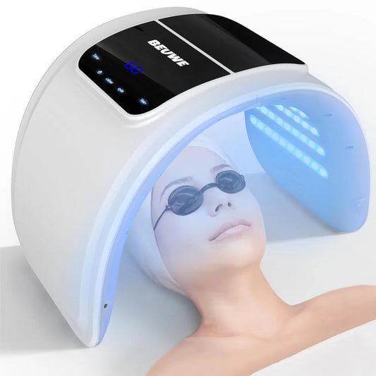 LED Red & Blue Light Therapy Face Mask – Rejuvenation & SPA Tool for Face & Neck