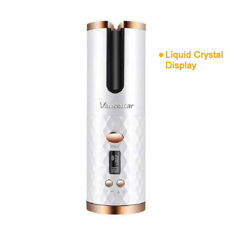 Wireless Electric Hair Curler – Cordless Automatic Hair Curler for Curls & Waves