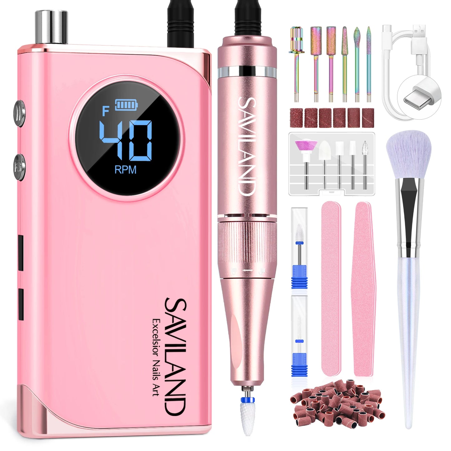 SAVILAND Professional Electric Nail Drill – Precision Nail Care
