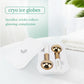 Rose Gold Facial Ice Globes – Cooling Beauty Roller for Skin Therapy