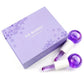 Rose Gold Facial Ice Globes – Cooling Beauty Roller for Skin Therapy
