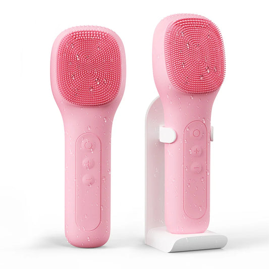 Electric Silicone Facial Cleansing Brush – Waterproof & Deep Cleaning
