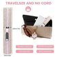 2-in-1 Electric USB Hair Straightener & Curler – Wireless Travel Styler Brush