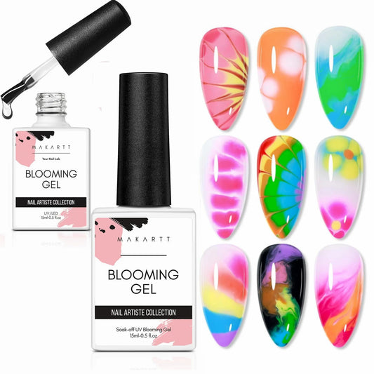 Makartt Clear Blooming Gel – Glossy, Long-Lasting Nail Art