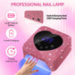 72W Rechargeable Cordless UV LED Nail Lamp – Stylish & Portable