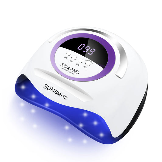 SAVILAND 300W UV LED Nail Lamp – Powerful & Professional Gel Nail Curing