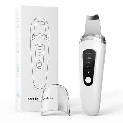 Ultrasonic Skin Scrubber – Facial Exfoliator & Blackhead Remover