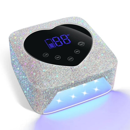 72W Rechargeable Cordless UV LED Nail Lamp – Stylish & Portable