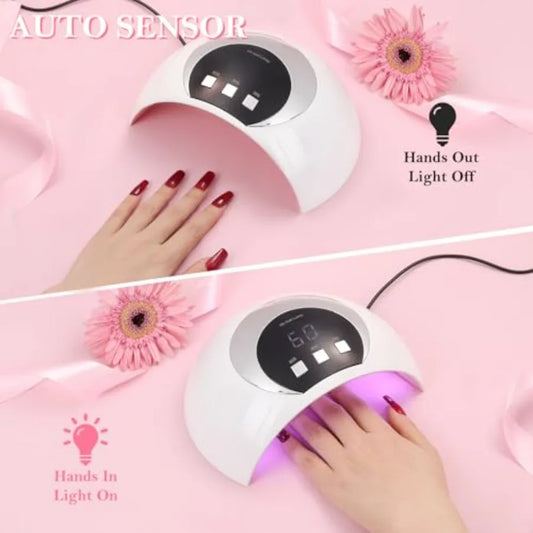 54W UV LED Nail Lamp – Fast, Professional Gel Nail Curing