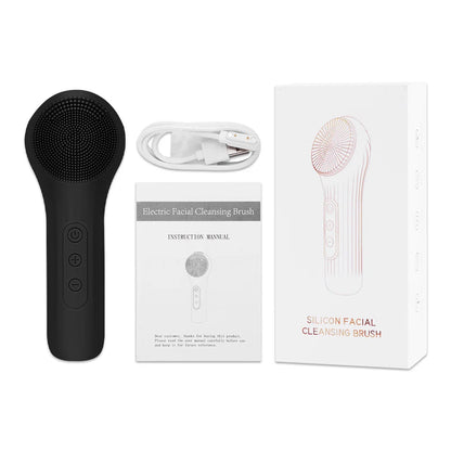 Sonic Silicone Facial Brush – Deep Cleansing & Pore Exfoliator