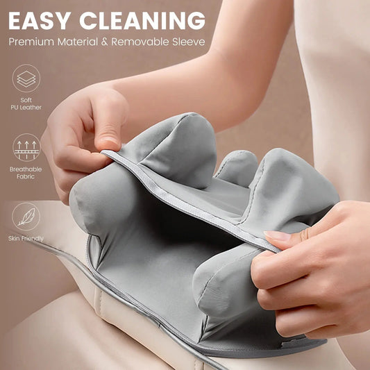 Sejoy Rechargeable Neck Massager with Heat & Air Compression