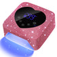 72W Rechargeable Cordless UV LED Nail Lamp – Stylish & Portable