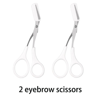 6pcs Eyebrow & Lash Grooming Set – Multi-Color Beauty Kit