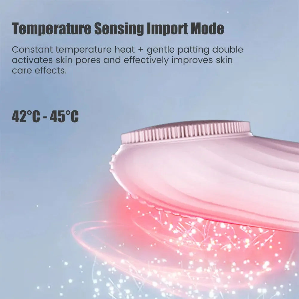 Sonic Silicone Facial Brush – Deep Cleansing & Pore Exfoliator