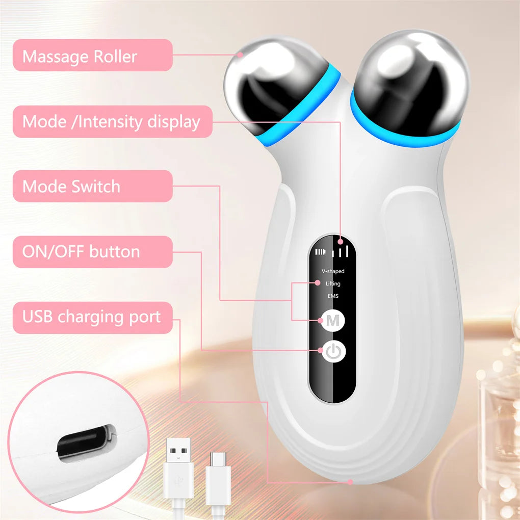 Anti-Aging Microcurrent Facial Device – Boost Skin Care Absorption & Reduce Wrinkles