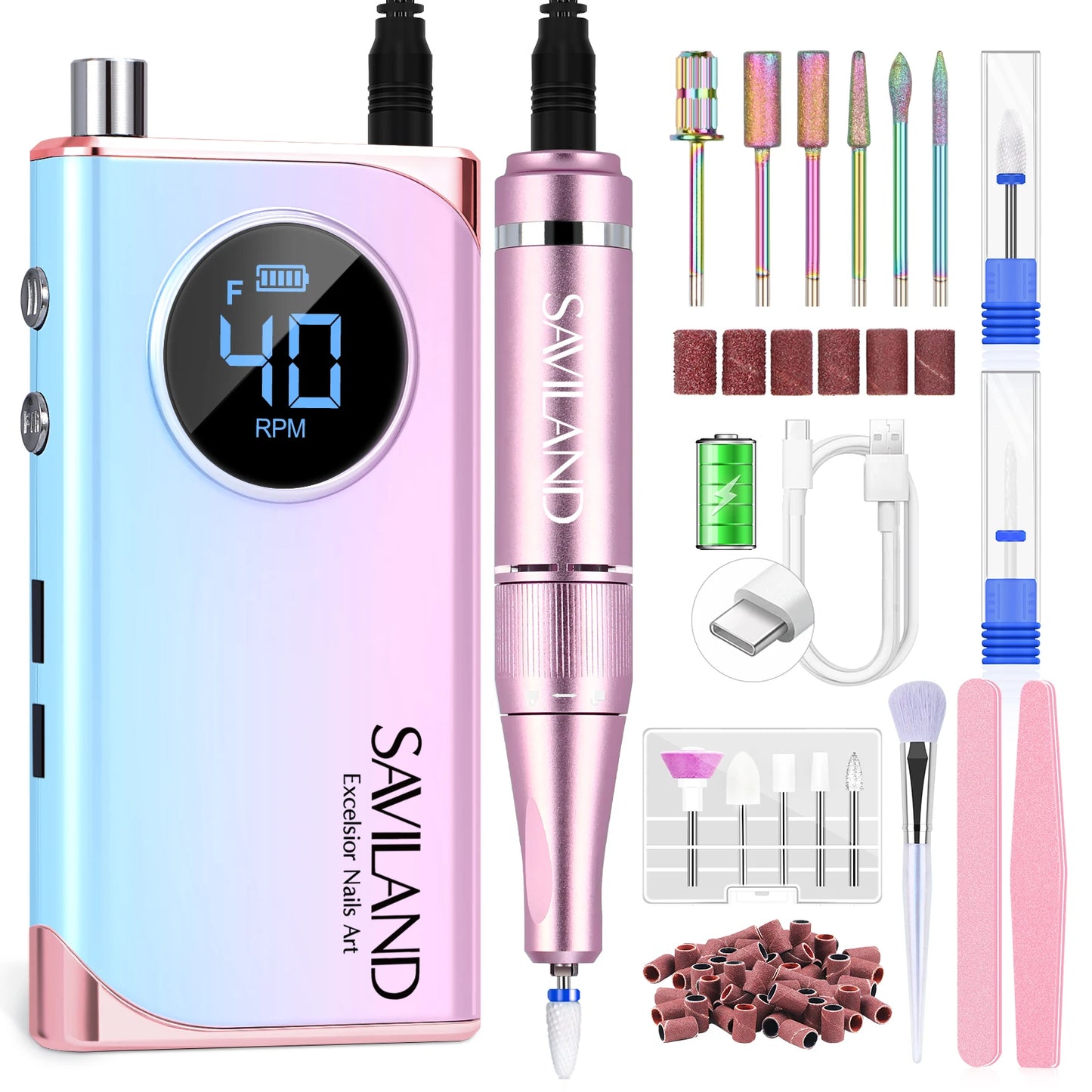 SAVILAND Professional Electric Nail Drill – Precision Nail Care