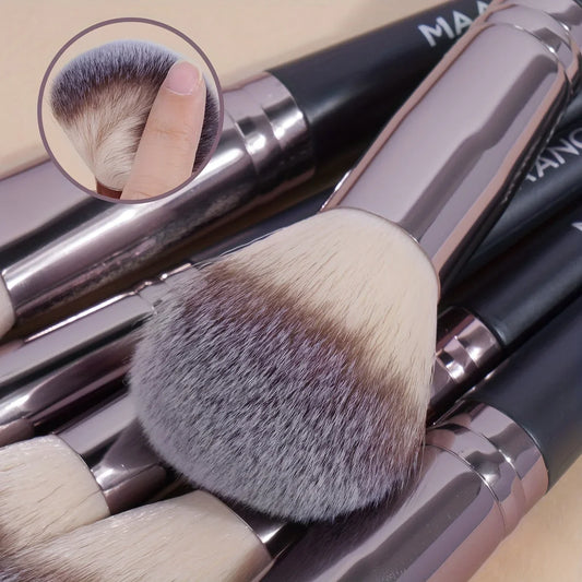 30pcs Professional Makeup Brush Set – Complete Beauty Tools with Bag