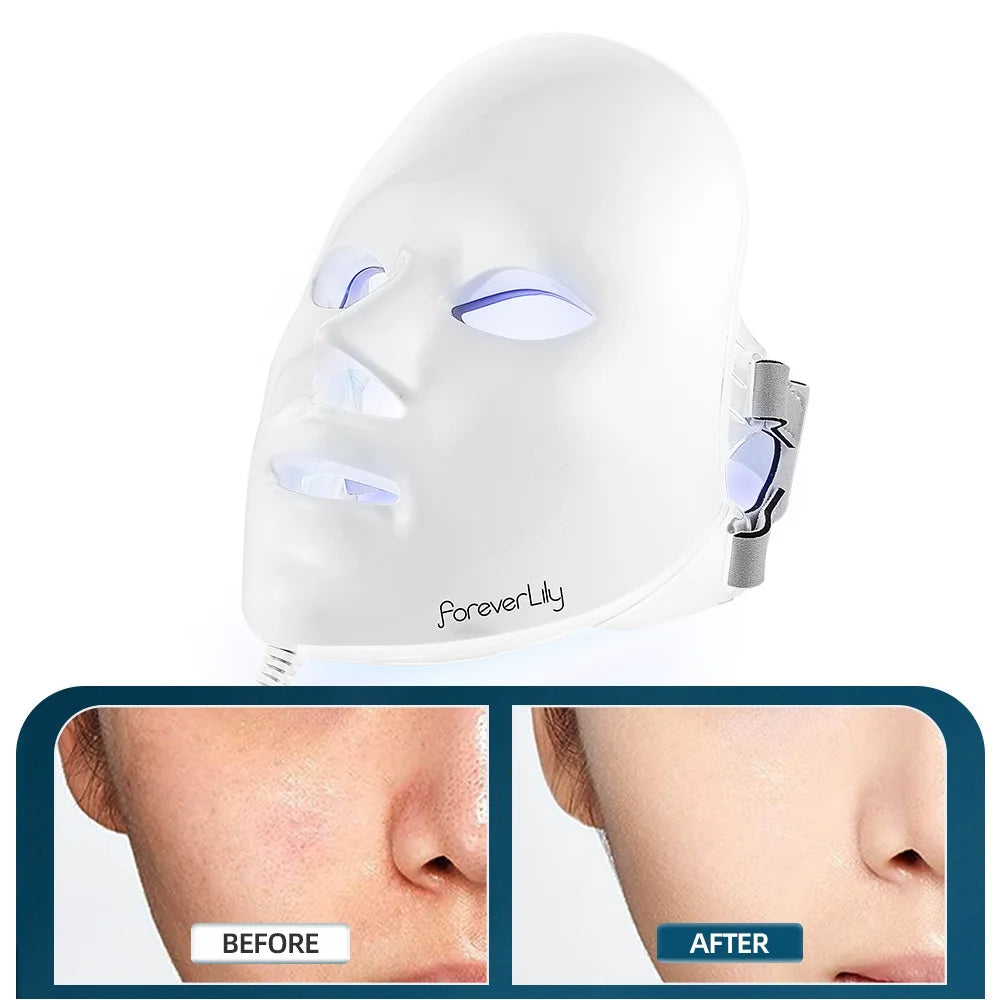 7-Color LED Photon Therapy Facial Mask – Red Light Therapy for Skin Rejuvenation