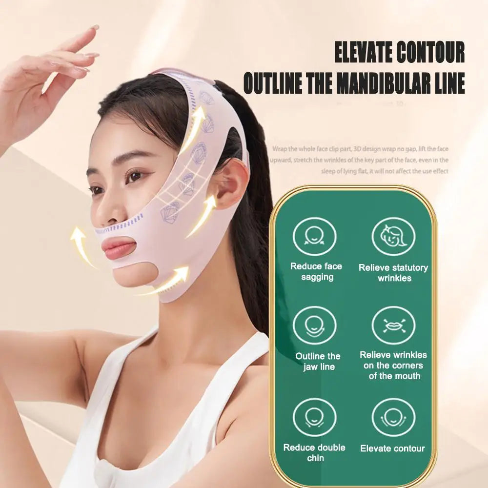 Chin & Cheek Slimming V-Line Lifting Mask – Anti-Wrinkle & Face Shaping