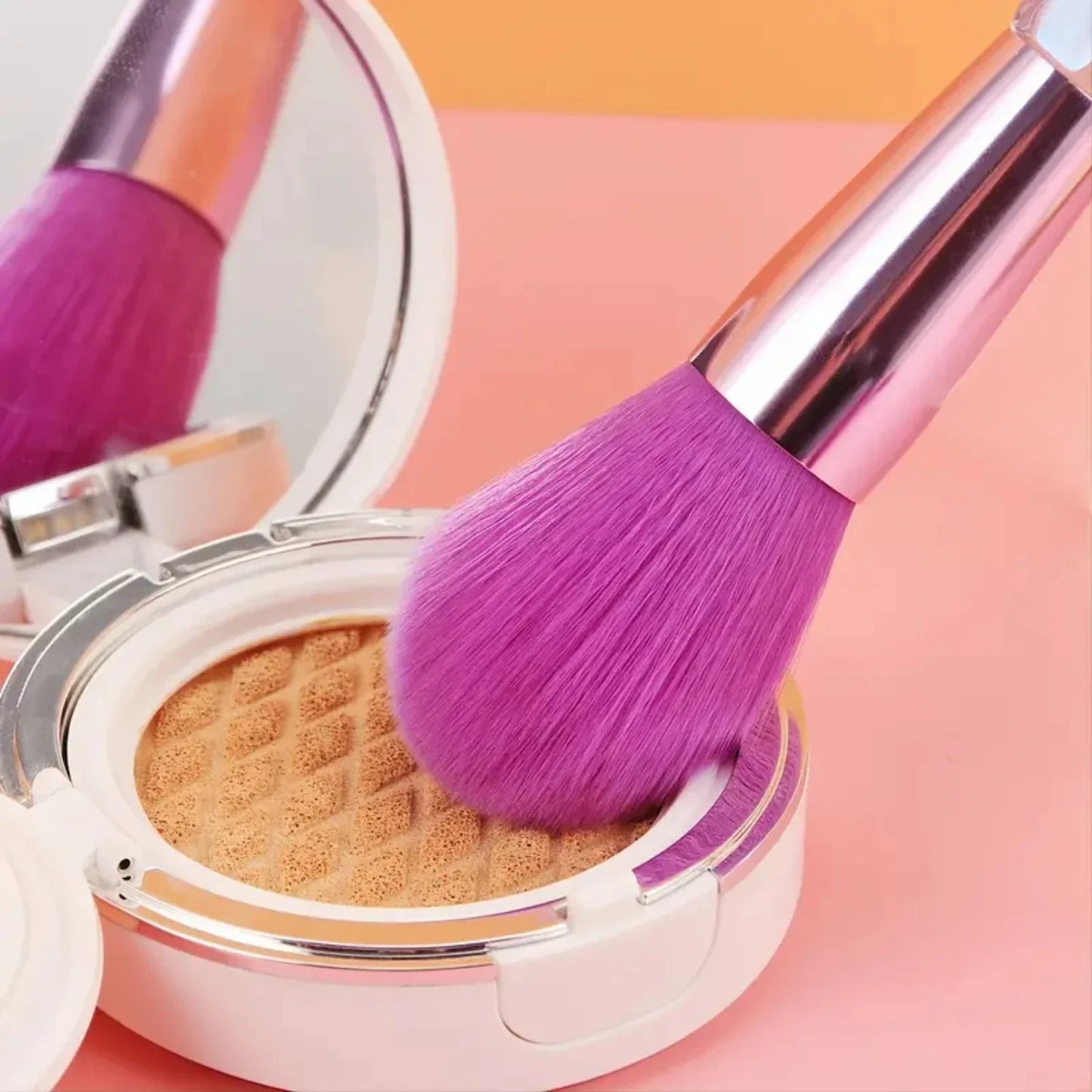 Crystal Acrylic Handle Eye Makeup Brush Set – Soft & Luxurious Travel Beauty Tools