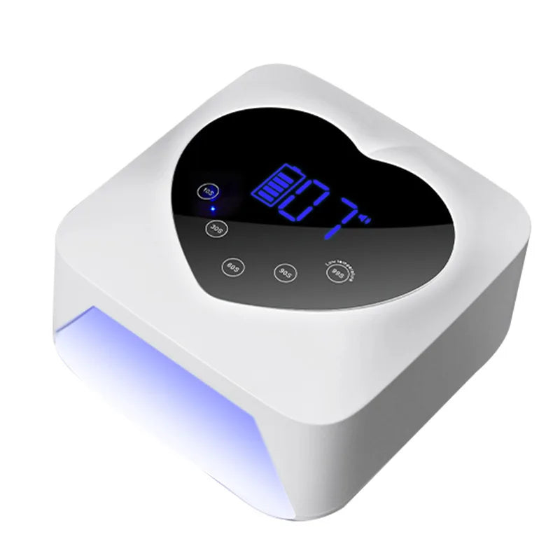 72W Rechargeable Cordless UV LED Nail Lamp – Stylish & Portable