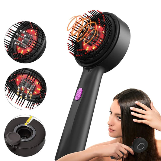 3-Mode Electric Laser Massage Comb – Hair Follicle & Scalp Care