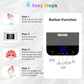 LED Red & Blue Light Therapy Face Mask – Rejuvenation & SPA Tool for Face & Neck