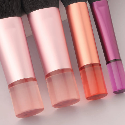 10pcs Mini Makeup Brush Set – Portable & Multifunctional