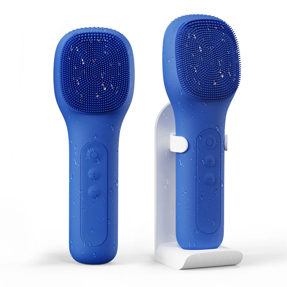 Electric Silicone Facial Cleansing Brush – Waterproof & Deep Cleaning
