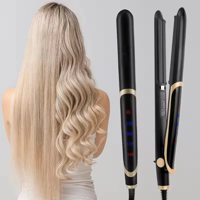 Infrared Fast Heating Hair Straightener – Professional Ionic Ceramic Tourmaline Plates